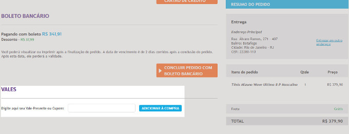 desconto para netshoes