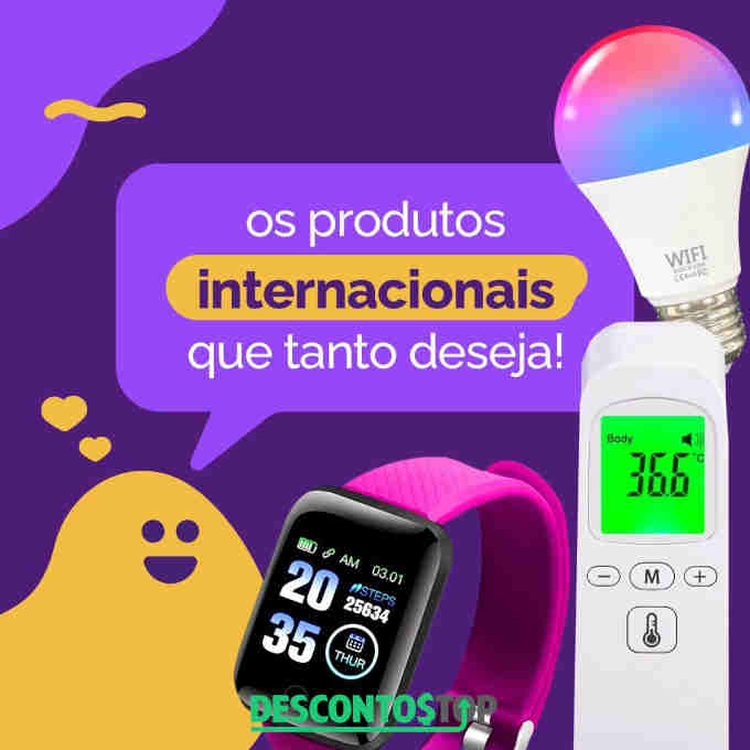 Smartwatch, lampada wifi e controle importados à venda no Soub!