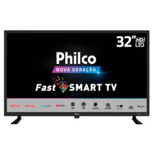 promoção Smart TV Philco PTV32D10N5SKH 32 Polegadas Wifi LED HD Preto Bivolt