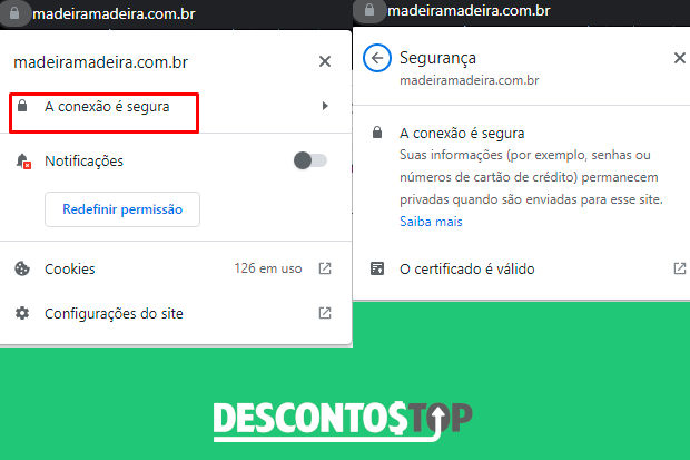 informações site MadeiraMadeira é seguro