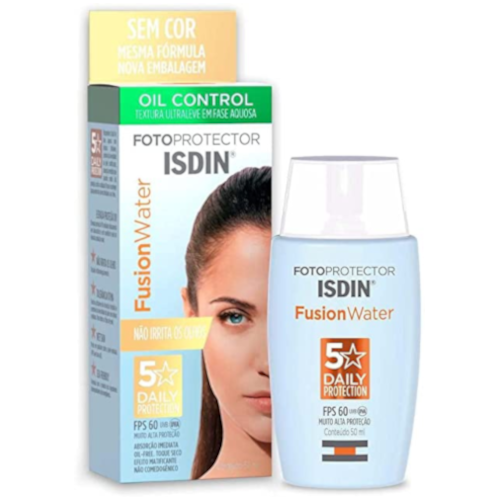 promoção Isdin Fotoprotector Fusion Water Oil Control FPS60 50ml