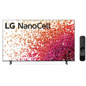 promoção Smart TV LG 65 NanoCell 4K 65NANO75 3x HDMI 2.0 Inteligência Artificial AI ThinQ Smart Magic Google Alexa
