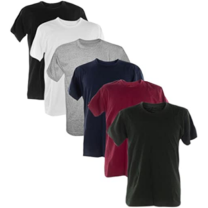 promoção Kit 6 Camisetas Slim Fit Masculinas
