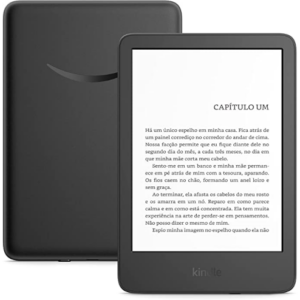 imagem ilustrativa Novo Kindle 11ª Geração (lançamento 2022) – Mais leve, com resolução de 300 ppi e o dobro de armazenamento - Cor Preta