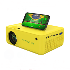 imagem ilustrativa Wewatch V10G Mini Projetor de Filme Portátil, Edição Personalizada do Brasil, 8.500 Lúmens, 1280x720 Nativo, HD, Suporta 1080p, Doméstico