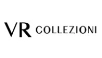 Logo da VR Collezioni com o nome da marca em preto