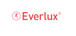 logo Everlux, com everlux escrito em vermelho e uma sinalização de pessoa na esquerda