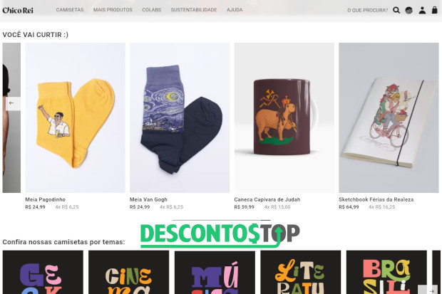 Cupom Desconto Chico Rei - 30% de desconto