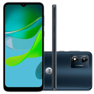 imagem ilustrativa Smartphone Motorola Moto E13, 32GB, 2GB RAM, Octa Core, Câmera 13MP, Tela de 6.5, Grafite - PAXV0000BR
