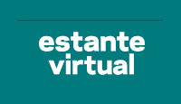 Logo loja Estante Virtual com letras branca sobre um fundo verde.