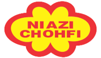 Logo loja Niazi Chohfi nas cores amarela e laranja.