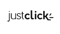 Cupom de desconto Just Click logo.