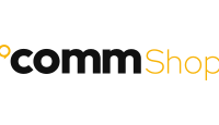 Cupom de desconto CommShop logo.