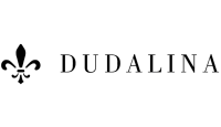 Logo Dudalina com letras na cor preta.