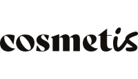 Logo da Cosmetis em letra cursiva preta